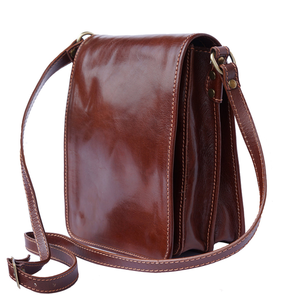 Mirko leather Messenger bag