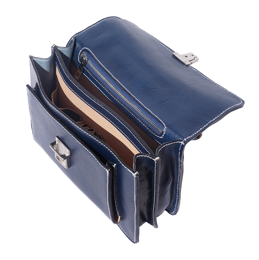 Lucio Mini leather briefcase