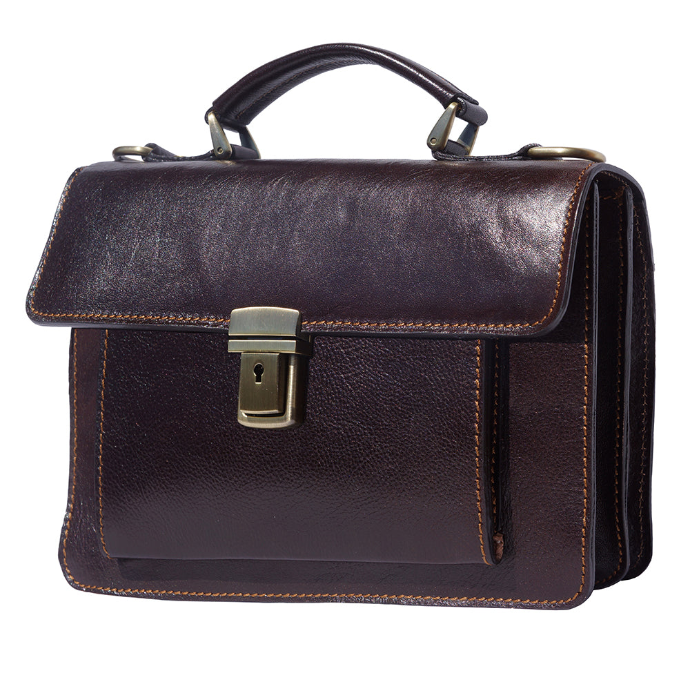 Lucio Mini leather briefcase