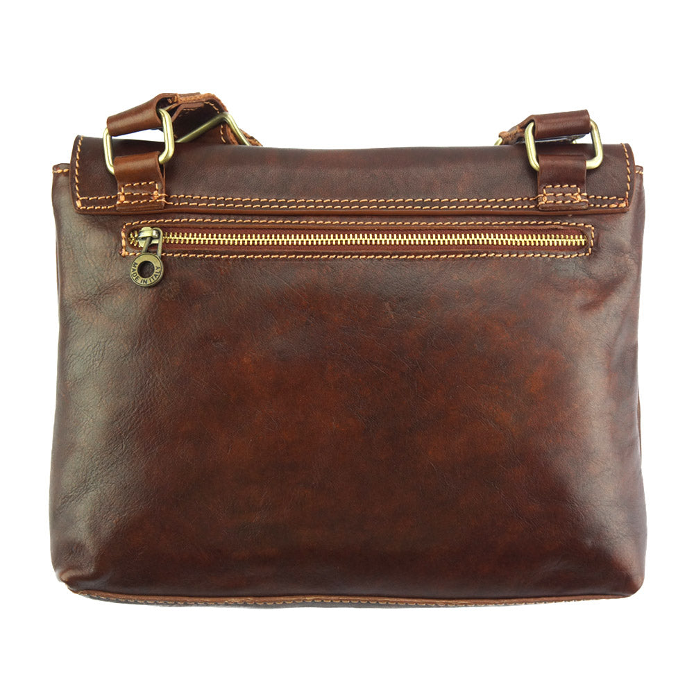 Flap Messenger bag in cow leather