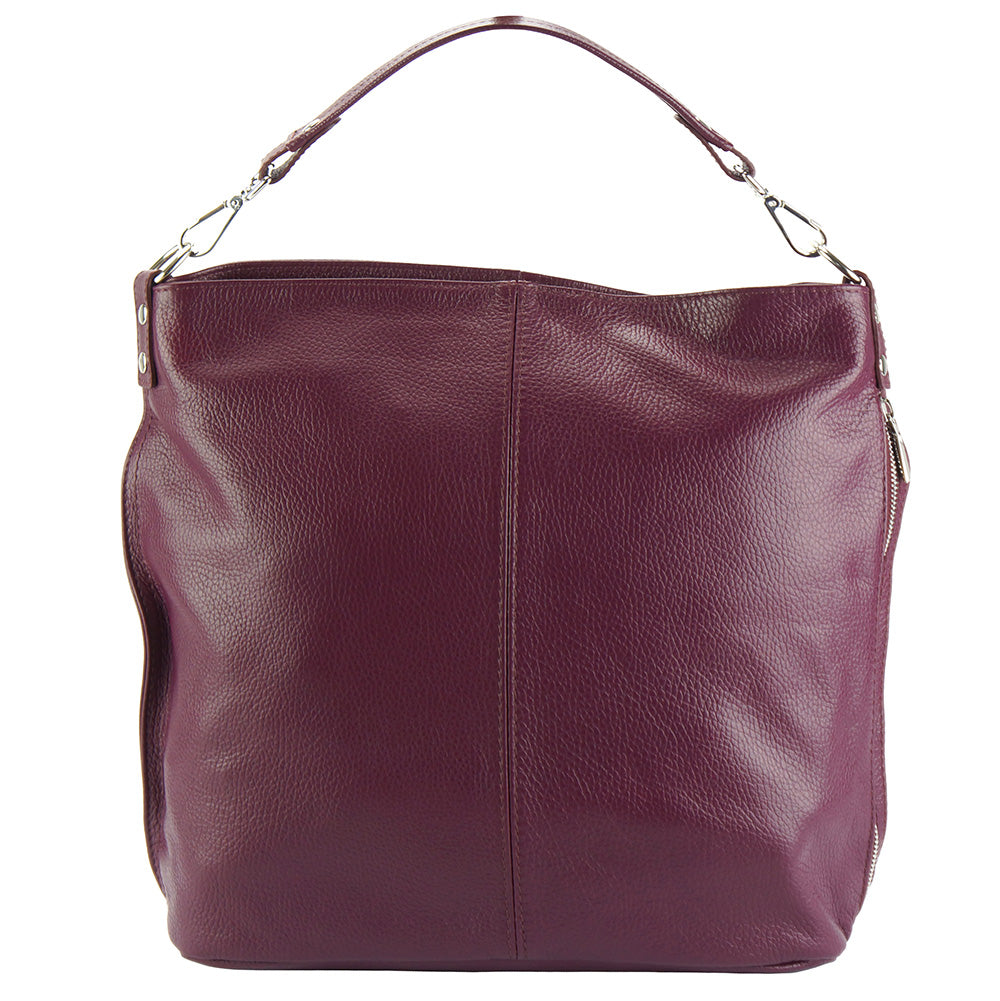 The Donata Leather Hobo Bag