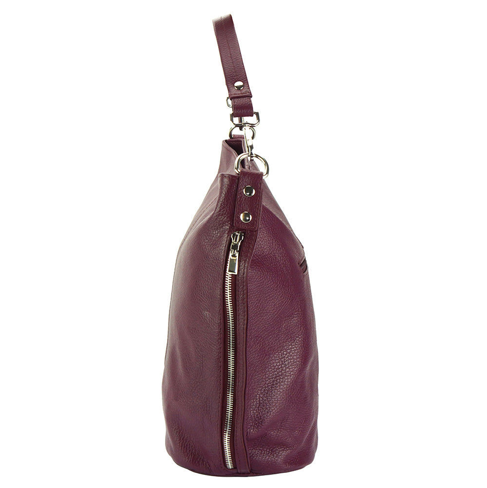 The Donata Leather Hobo Bag