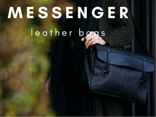 massanger leather bag for women