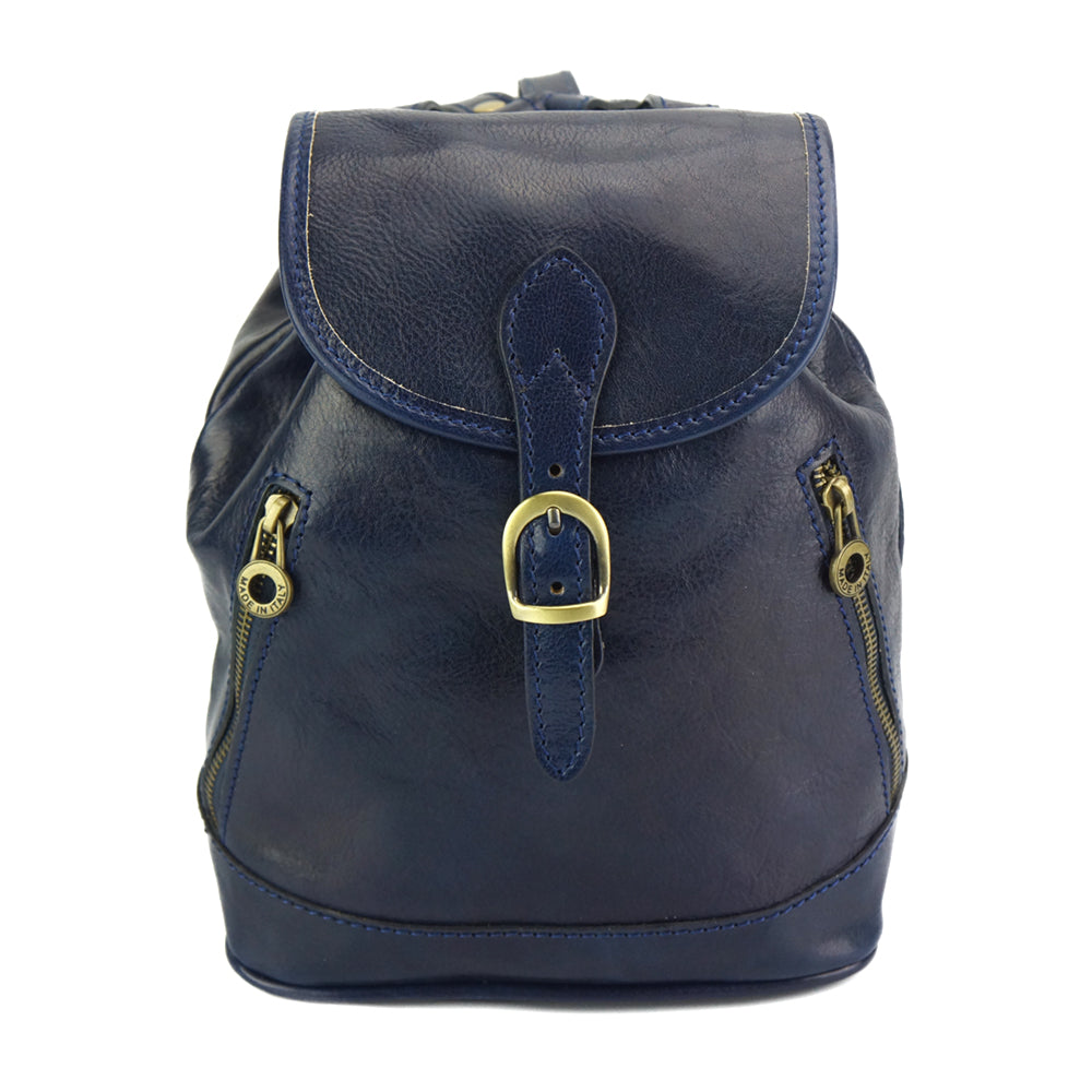 Luminosa Leather Backpack purse