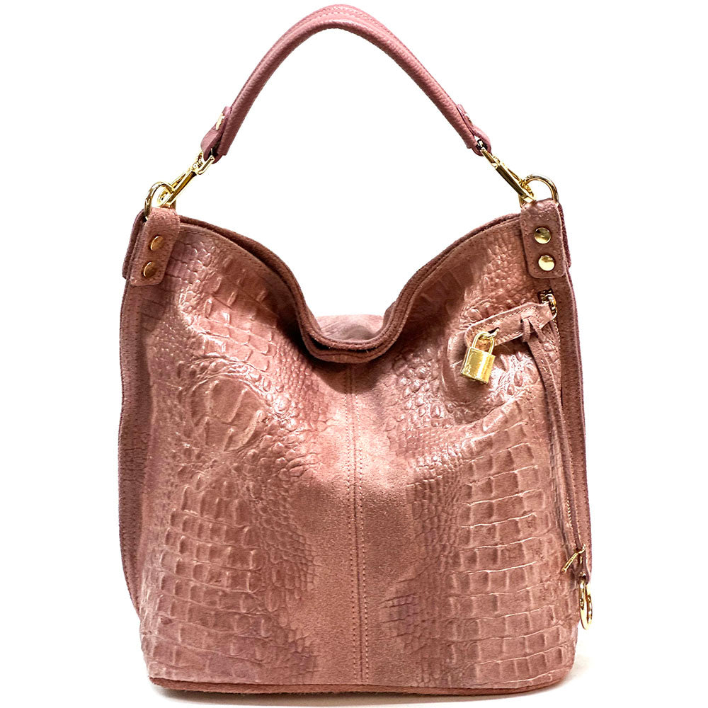 Selene S leather Hobo bag