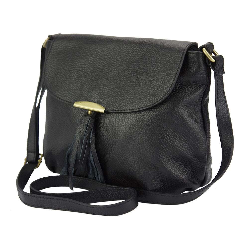 Angelica leather shoulder bag