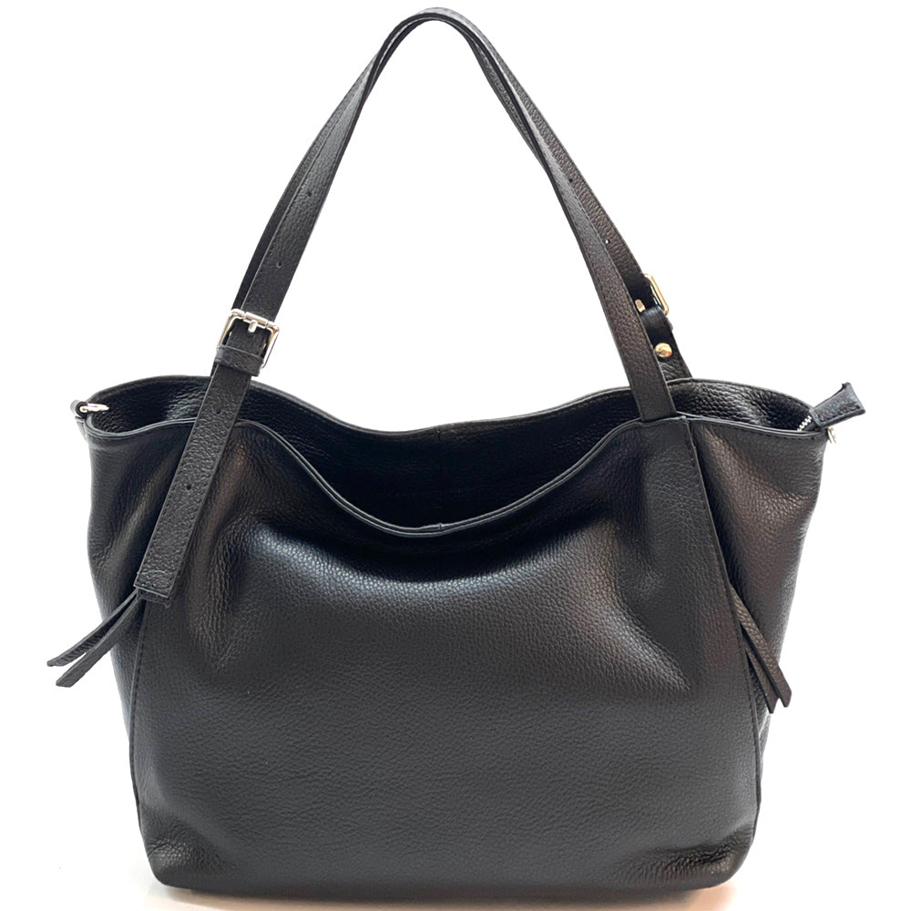 Verdiana leather shoulder bag