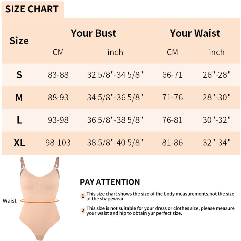 Thong Bodysuit for Tummy Control Shapewear