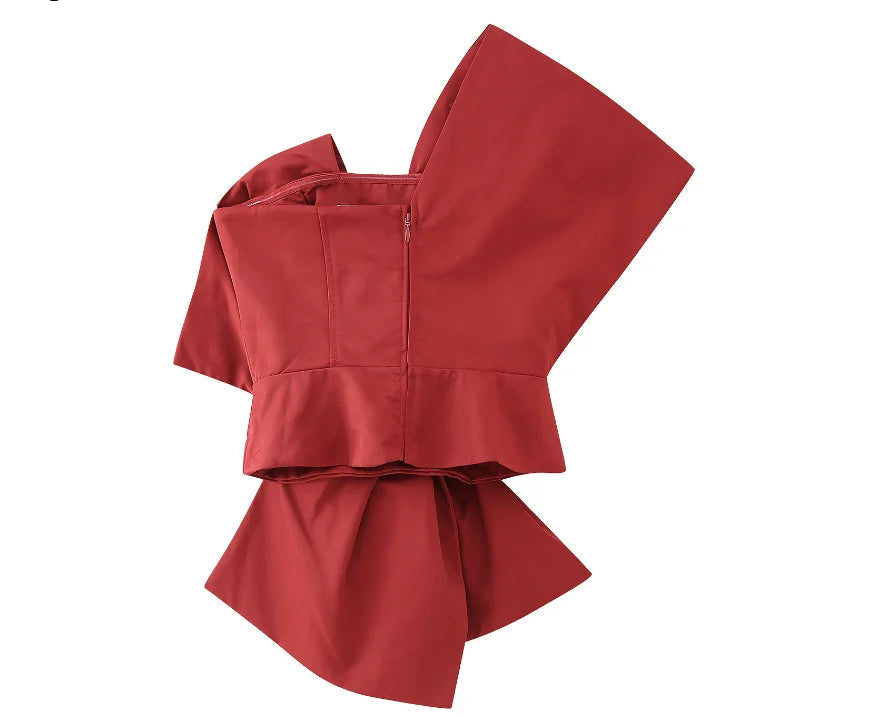 Bow Red Chic Top