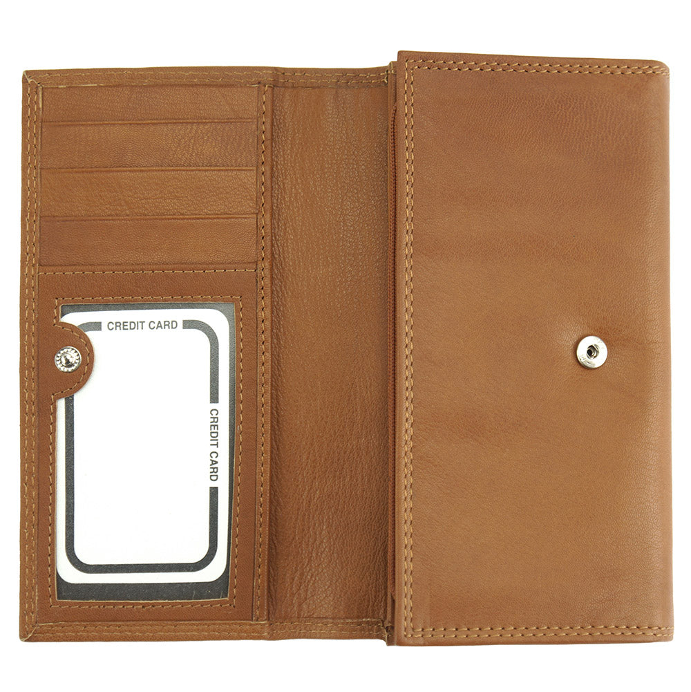 Iris leather wallet