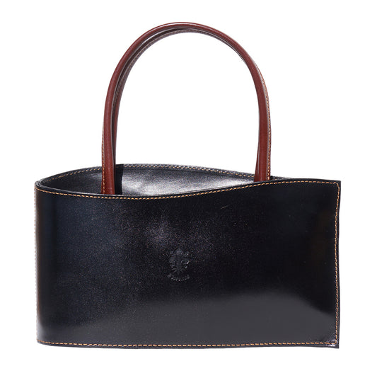 Nano leather handbag