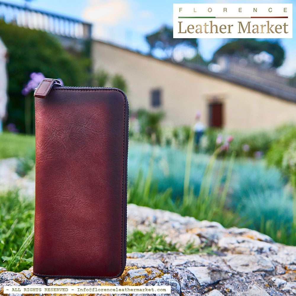 Clemenza Vintage leather wallet