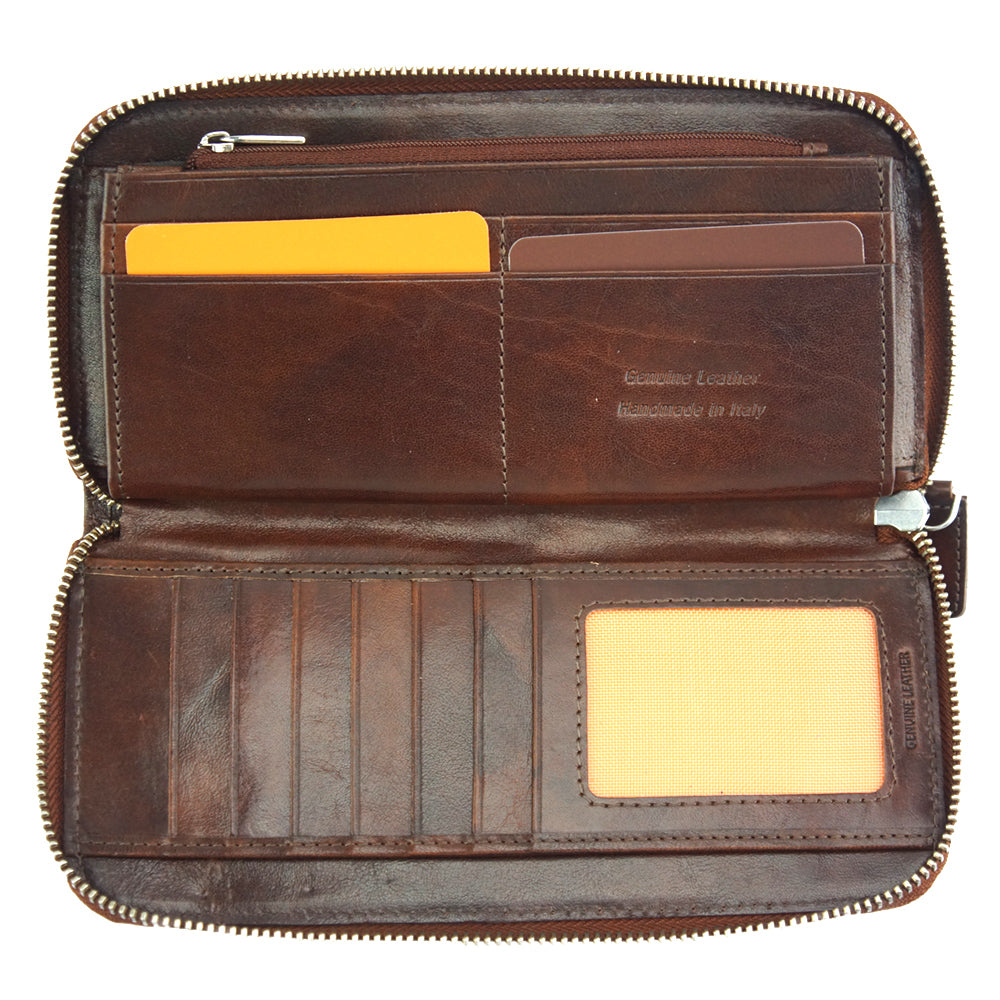 ZIPPY V Wallet in cow leather
