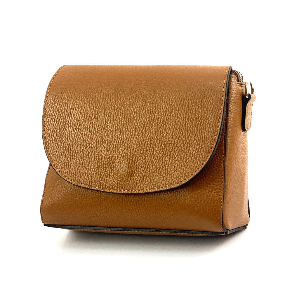 Ester leather shoulder bag