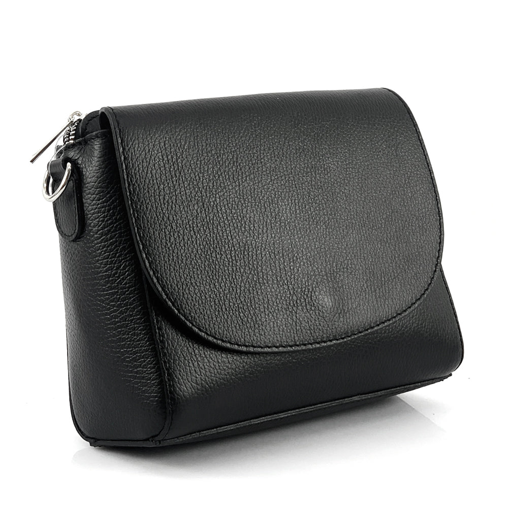Ester leather shoulder bag