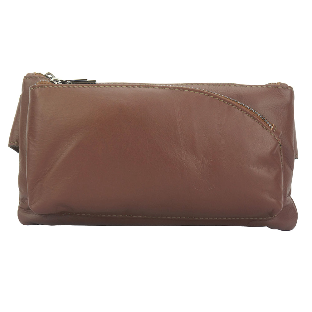 Waist bag in leather Vivaldo