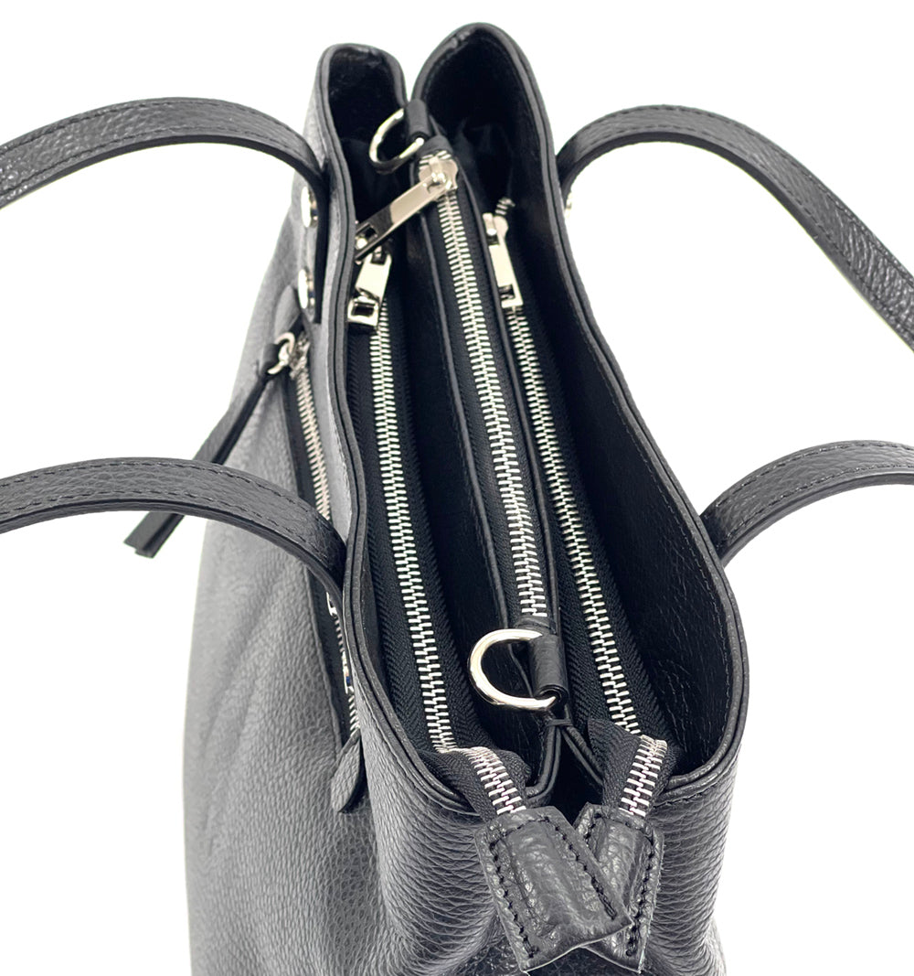 Filomena leather shoulder bag