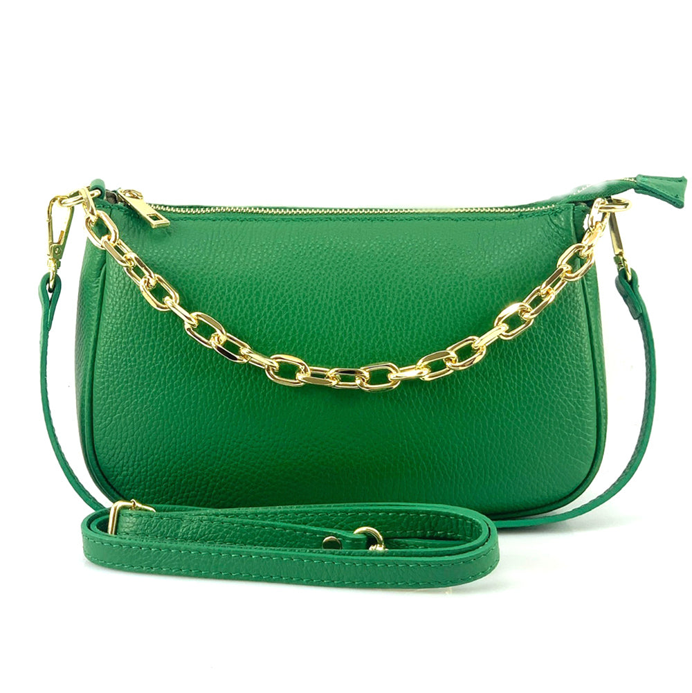 Gillian leather cross bag – Verde Limon Panama