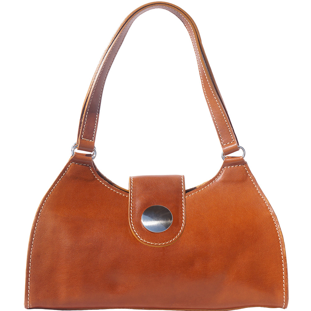 Florina leather handbag tan