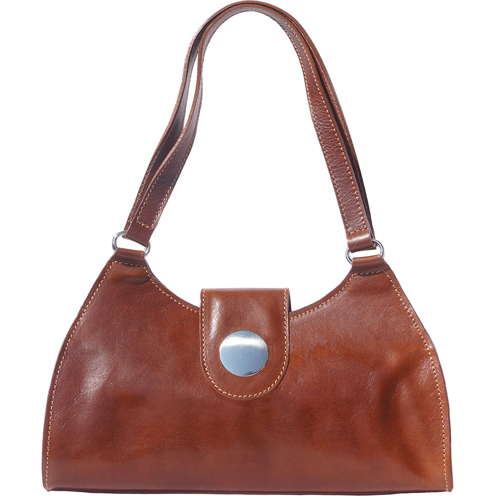 Florina leather handbag brown