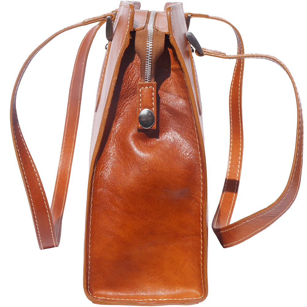 Verdiana leather shoulder bag