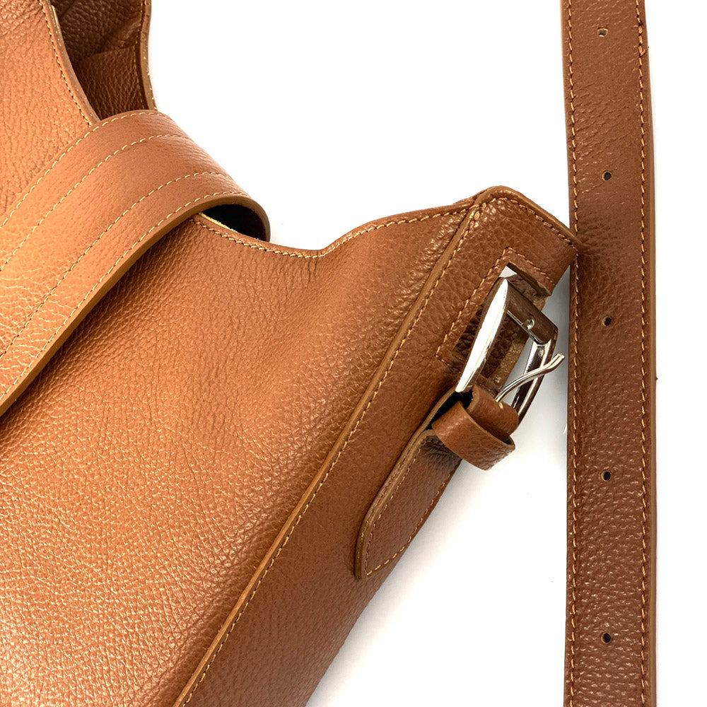 Piper leather shoulder bag