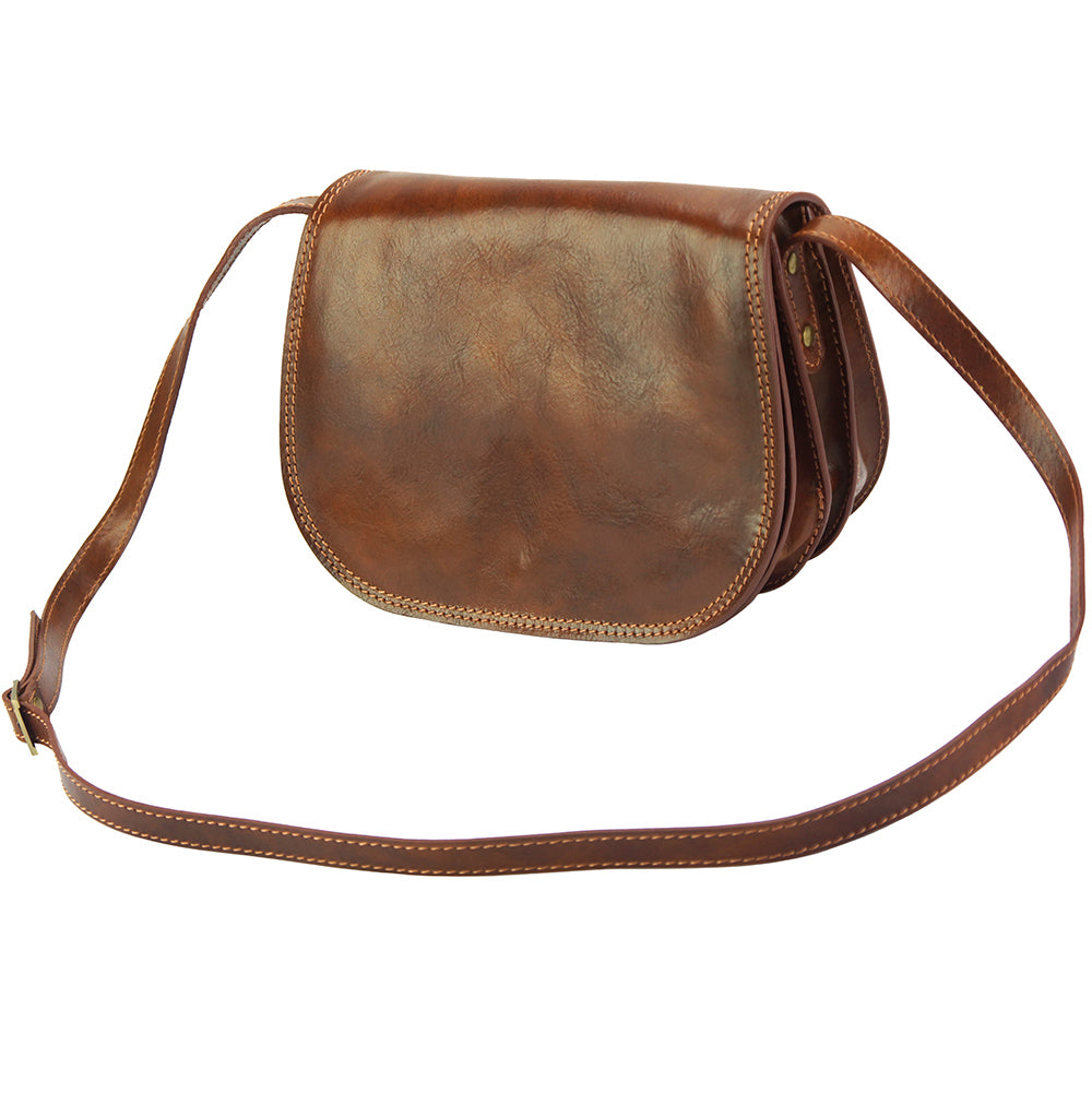 Ines leather shoulder bag