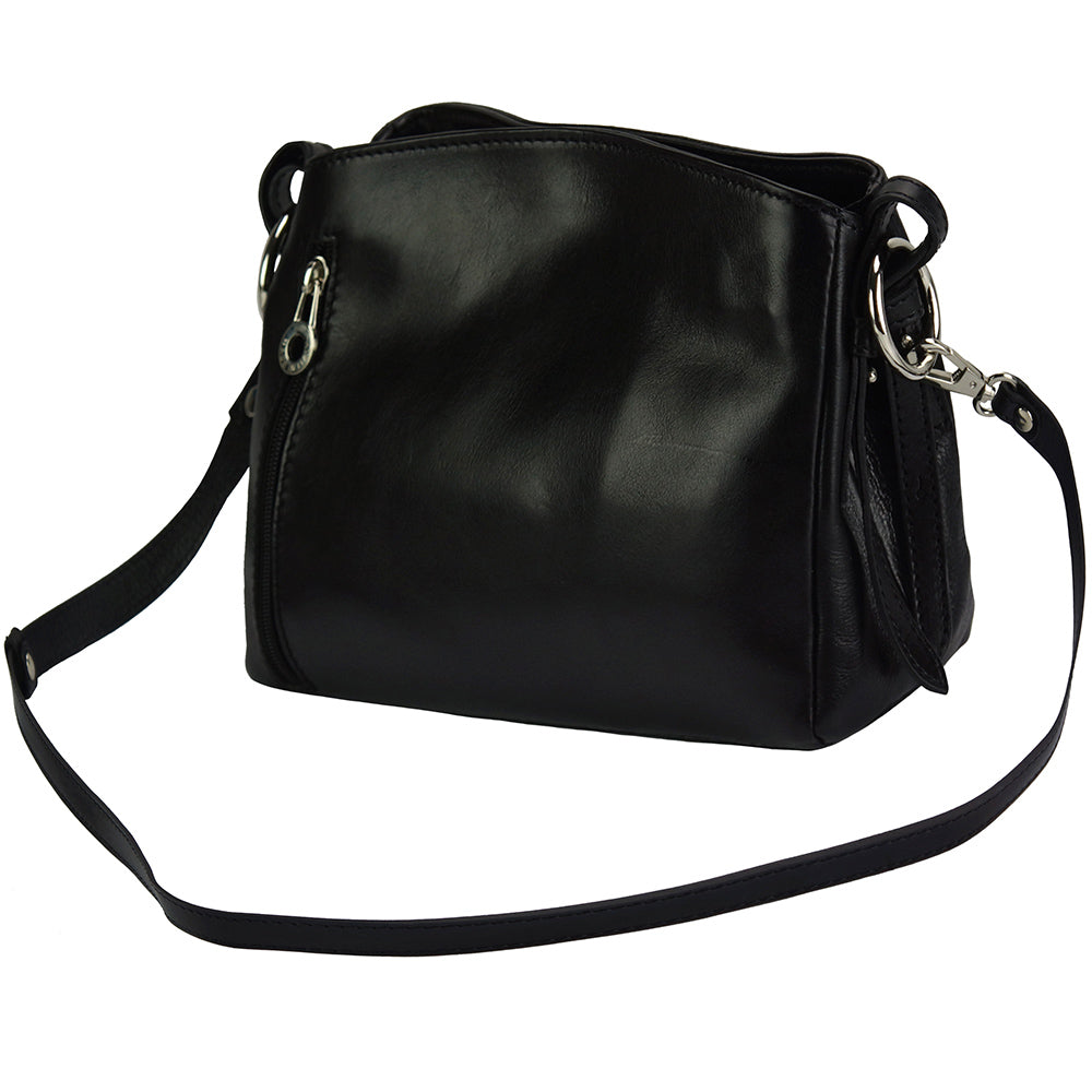 Viviana V GM leather shoulder bag