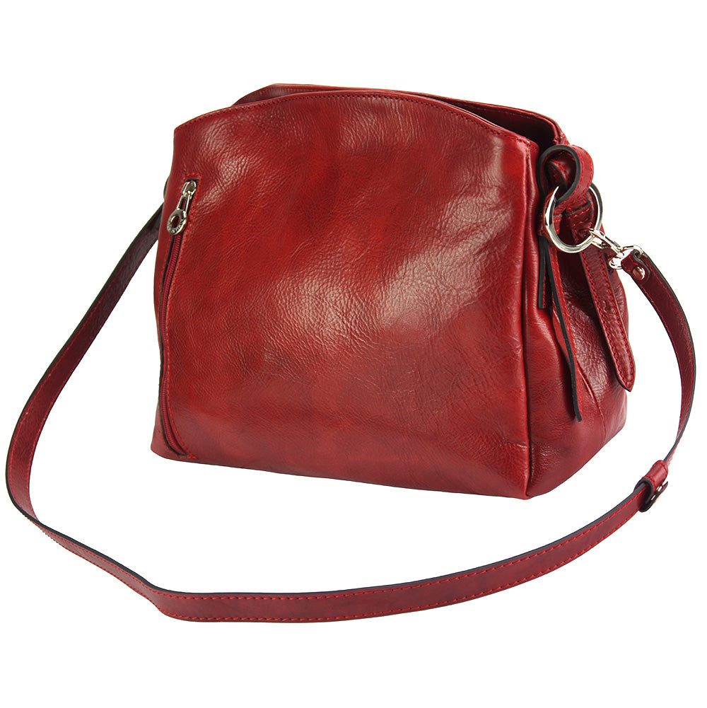 Viviana V GM leather shoulder bag