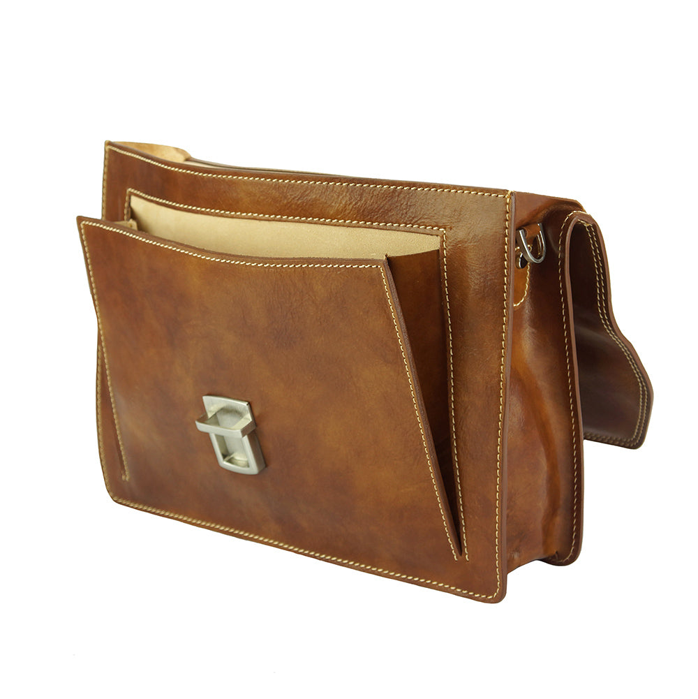 Corrado Leather Briefcase