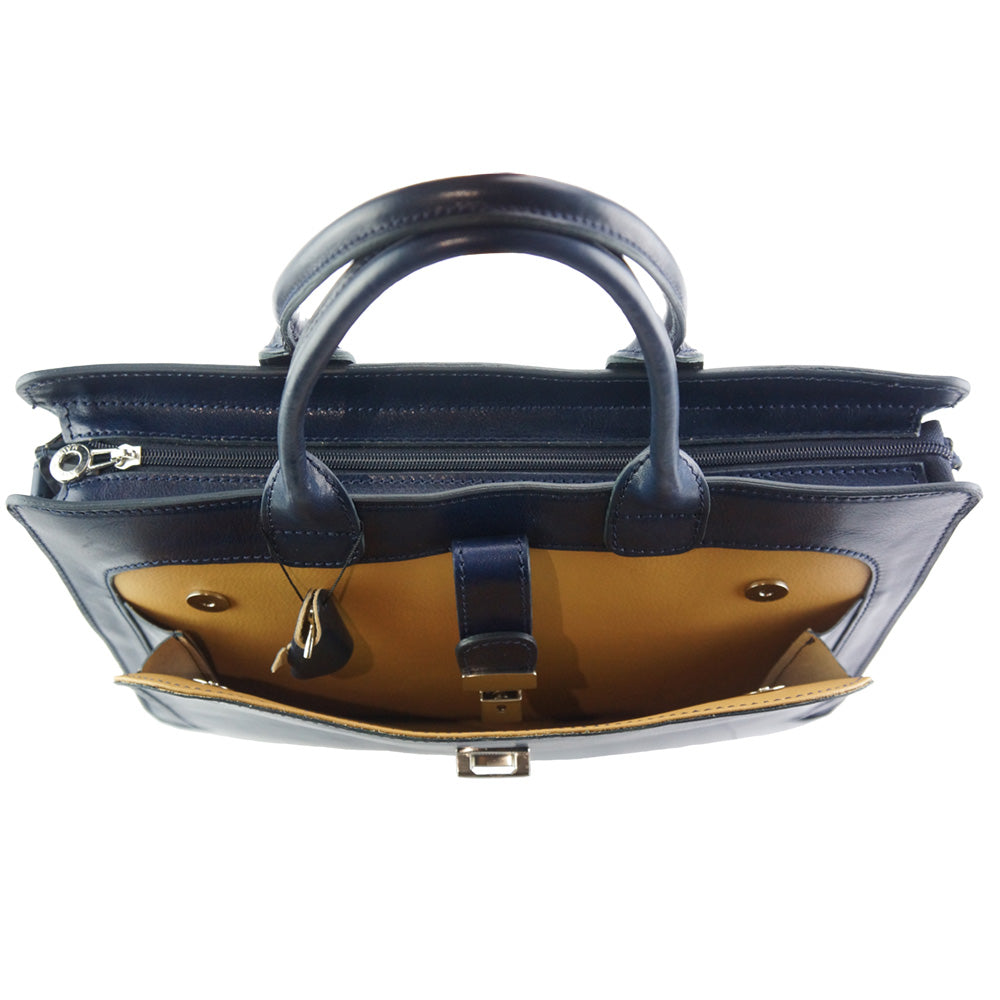 Giacinto leather business bag