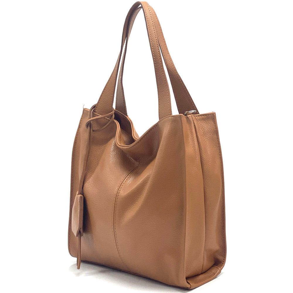 Zoe leather shoulder bag