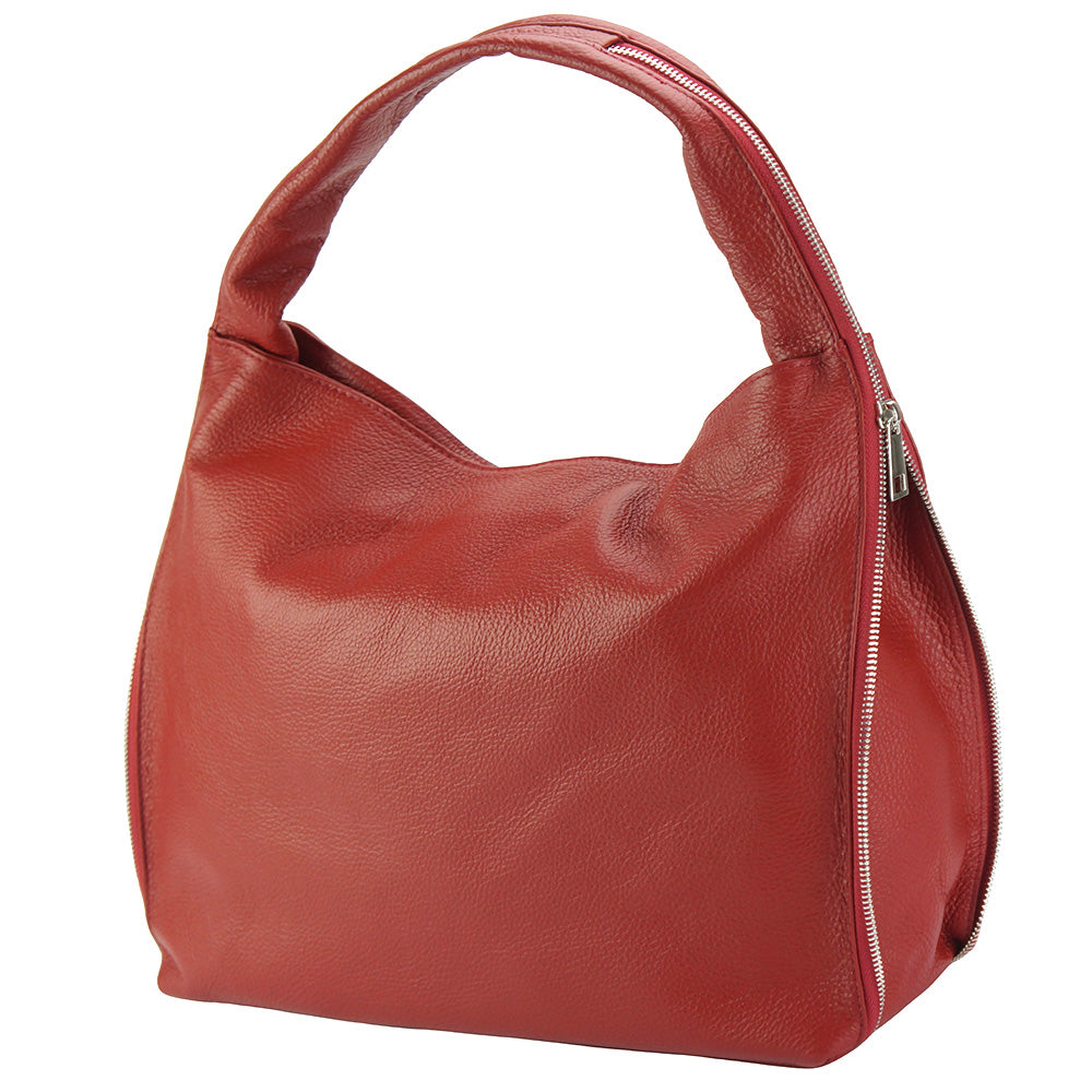 Carmen leather shoulder bag