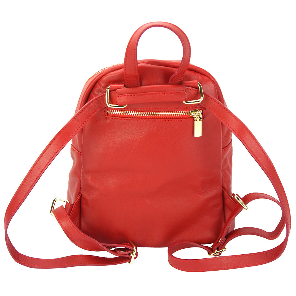 Carola leather backpack
