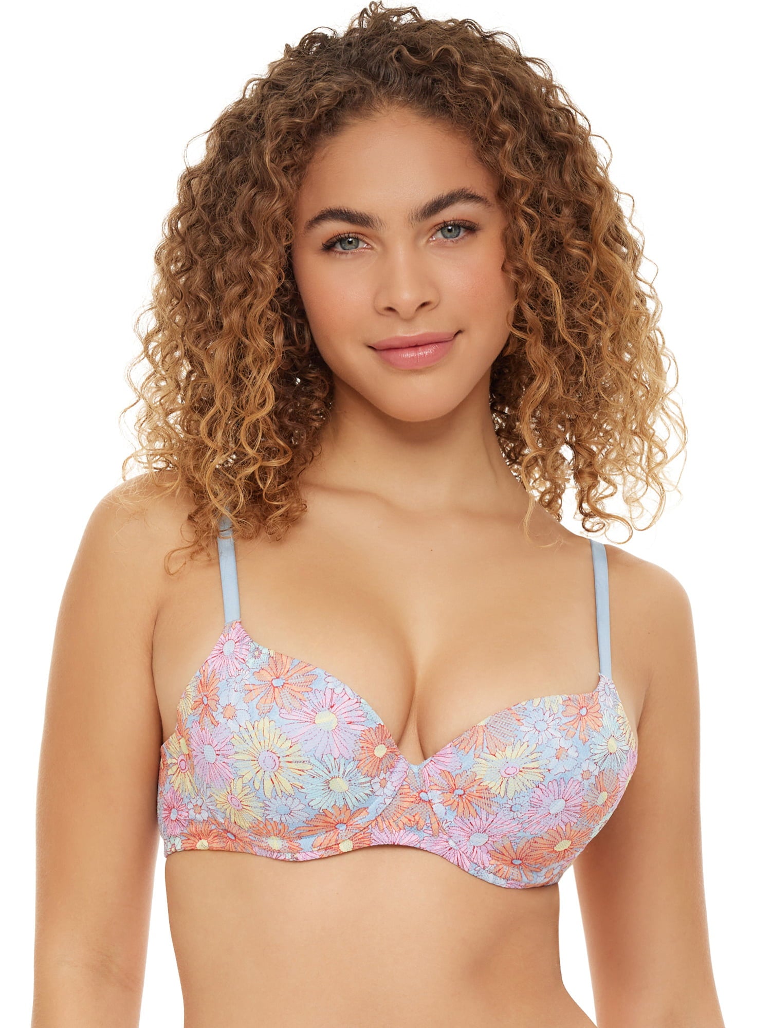 No Boundaries Junior's All Over Floral Lace Push Up Bra, Sizes up to 4 –  Verde Limon Panama