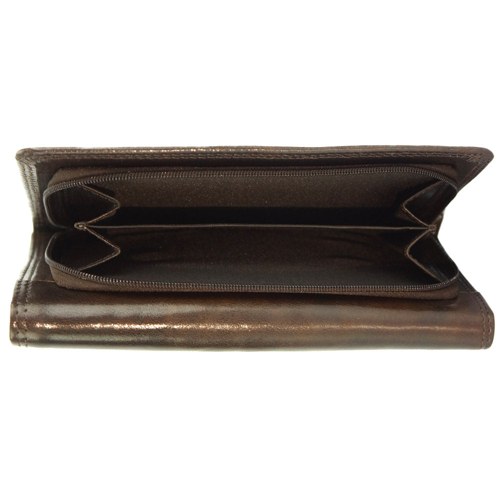 Aurora V leather wallet
