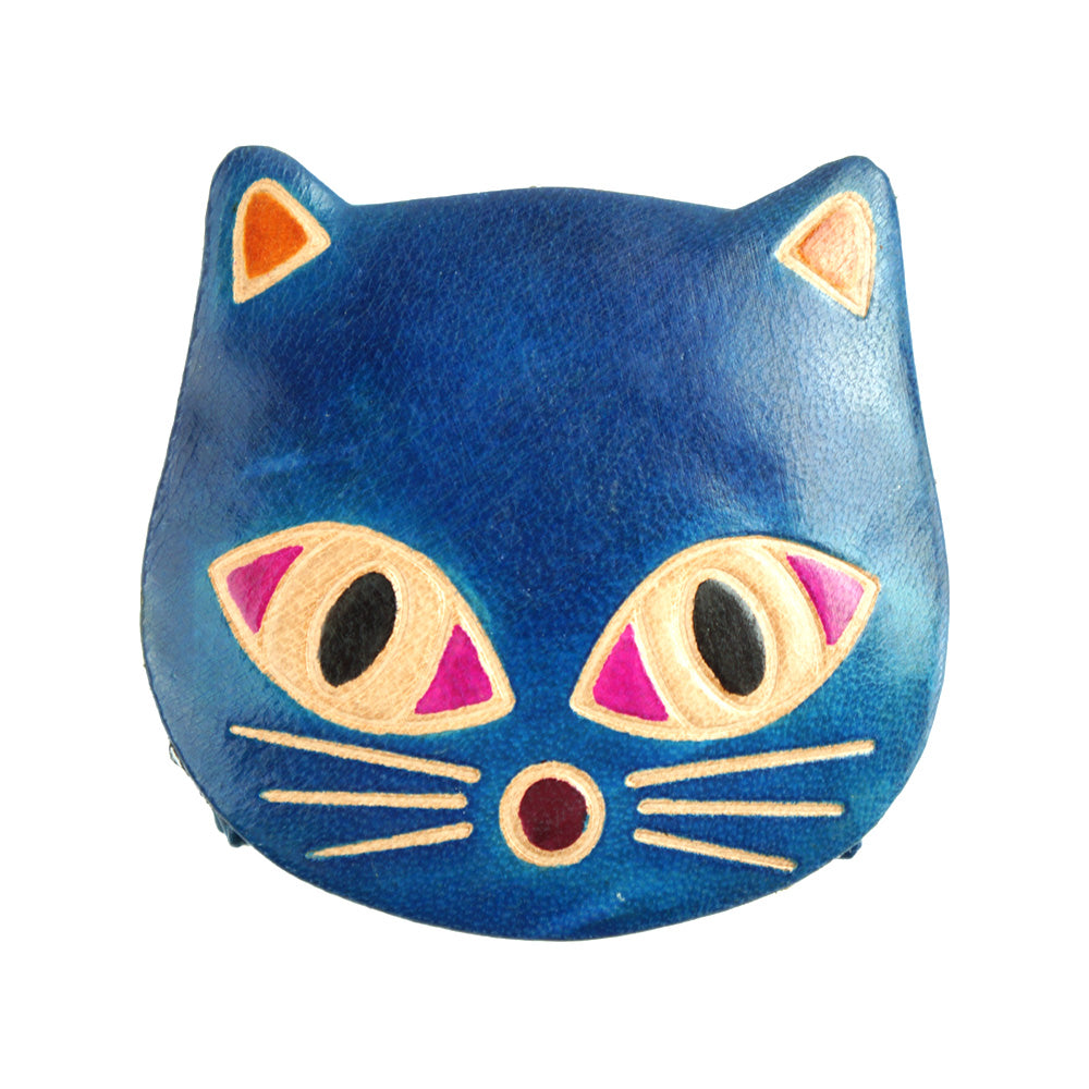 Cat leather Coin Purse
